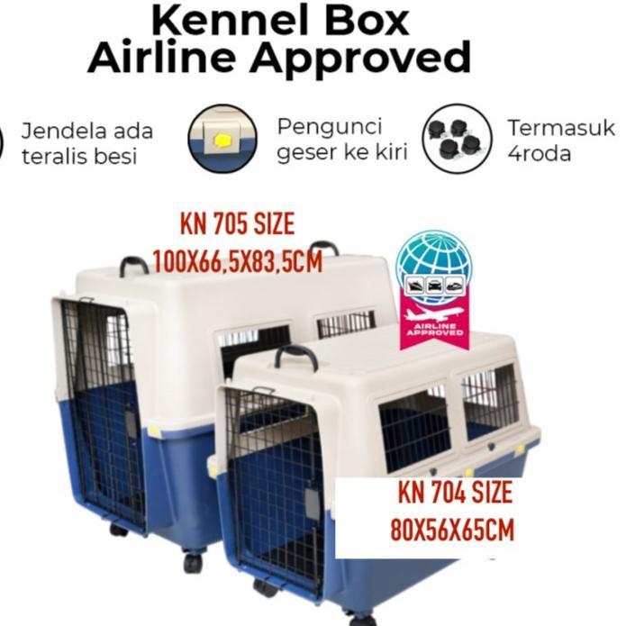 Kennel Box Pet Crate Cargo Travelling Anjing Besar Xl Kn 705 Jumbo