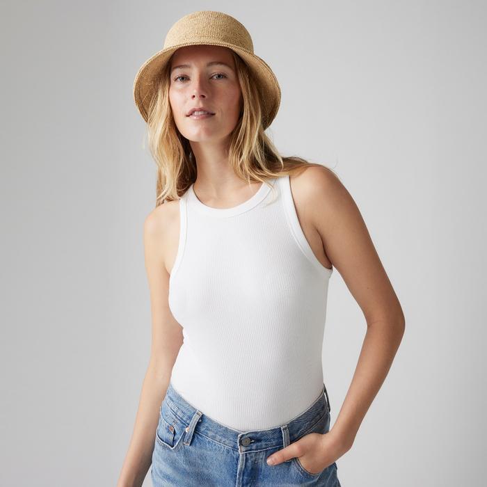 ASLI Wo Straw Bucket Hat (002GP-0) READY STOCK