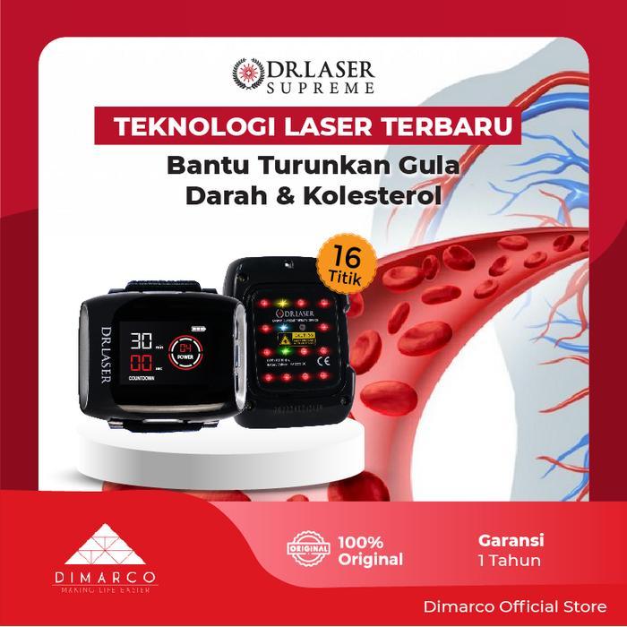 Dr Laser Supreme 16 Titik Teknologi Alat Terapi Laser Jam Tangan