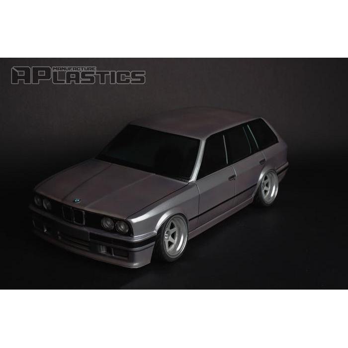 APLASTICS RC BMW E30 TOURING CLEAR BODY (196MM) #AP-E30T