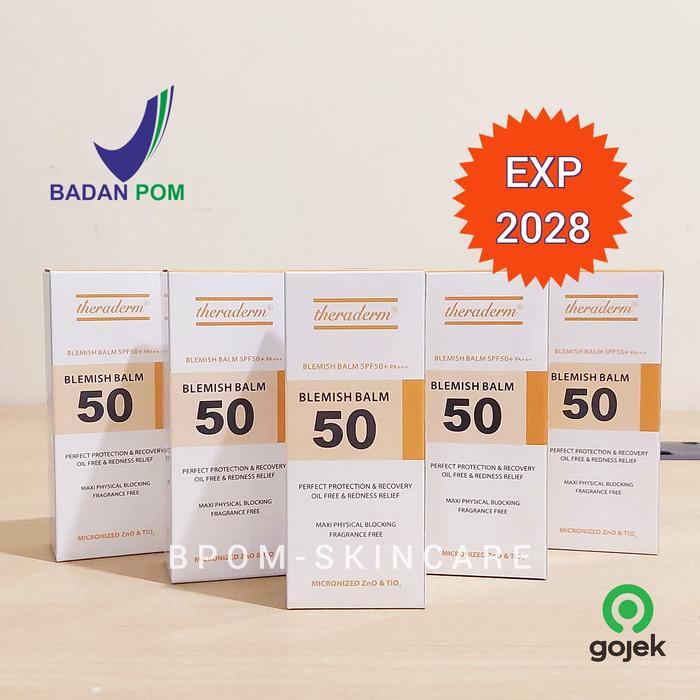 pgd7- Theraderm Blemish Balm Cream Spf50 40Gr Bb Krim Terbaik Made In Korea