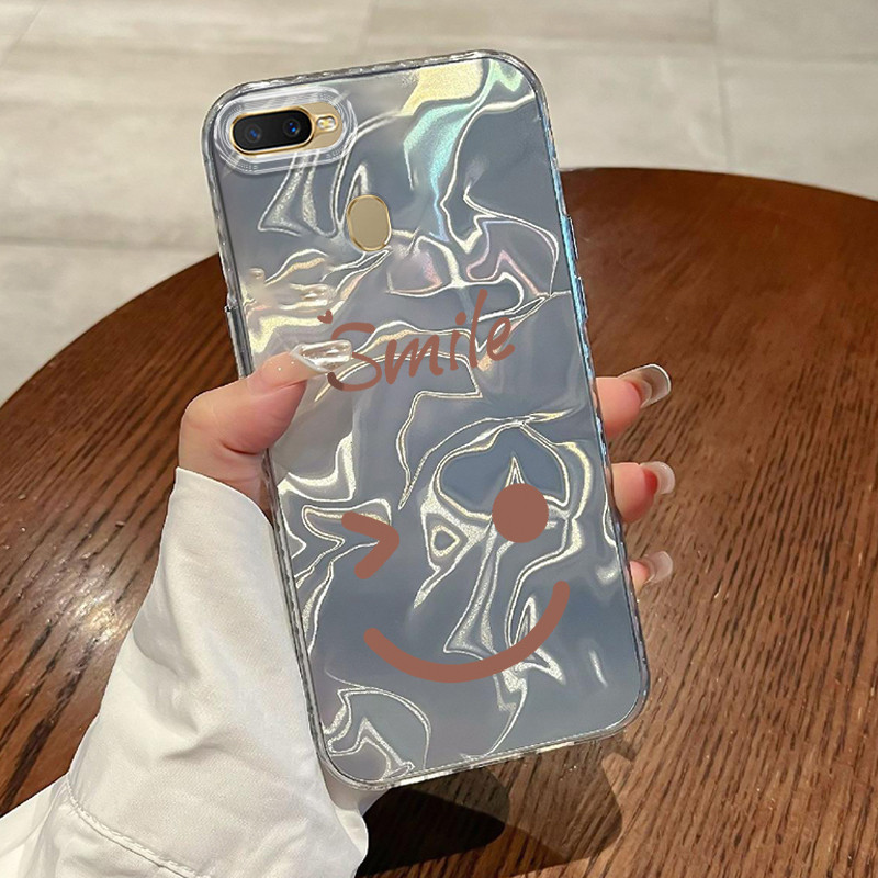 Casing Hp OPPO A7 OPPO A5s OPPO A12 OPPO A12S A11k Case Casing Pola tas emosi lucu HP Kasing Transpa