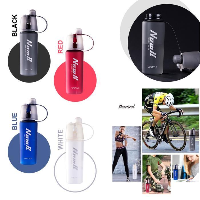 BOTOL AIR MINUM 600 ML SPRAY UPSTYLE TRITAN SPORT WATER BOTTLE