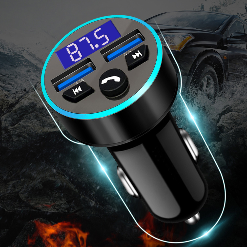 Usb Car Wireless Bluetooth Fm Radio Transmitter Car Mp3 Radio Charger Adapter Fm Transmitter Car Mp3
