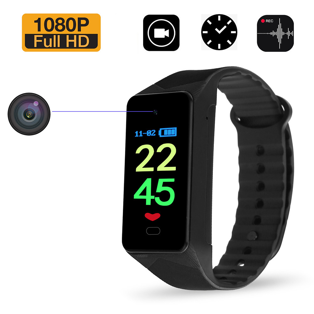Bracelet Camera Recorder Watch Recorder Watch Hd Noise Reduction Voice Activated Wristband Camera