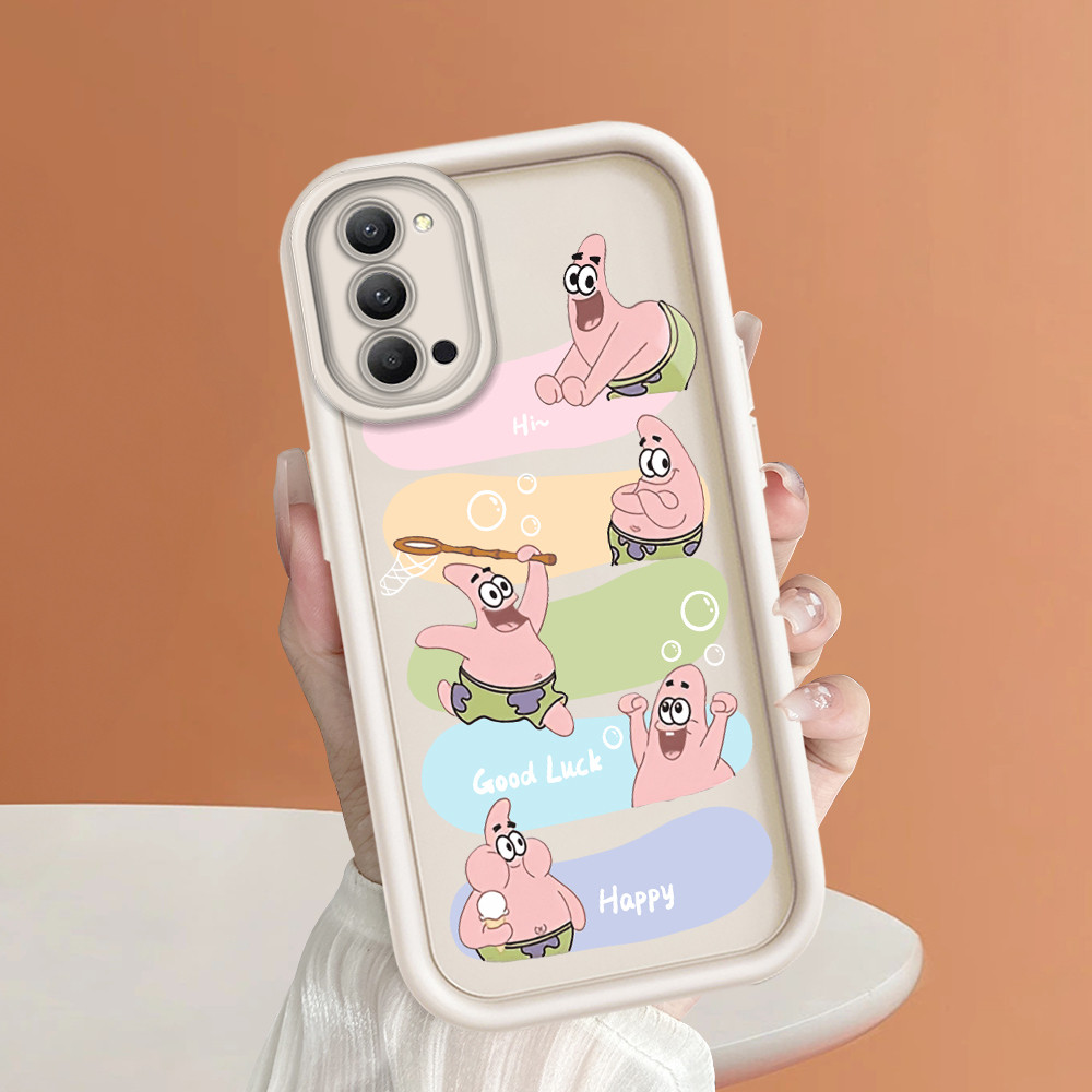 Casing Hp Untuk OPPO Reno 4 5G Case Kesing Protect Phone TY DLJ C8-2608 SpongeBob dan Patrick