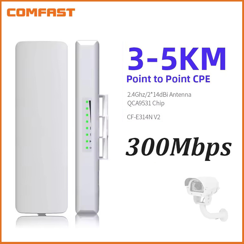Original Comfast 300Mb 2.4Ghz 3-5Km Outdoor Wireless Ap Bridge Wifi Cpe Access Point Long Rang