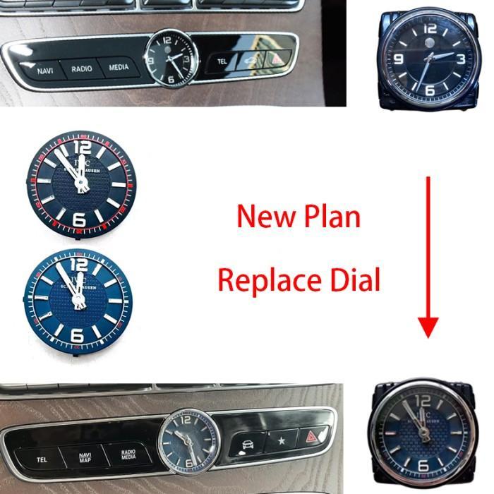 Car Modification Parts Iwc Edition Amg Watch Clock Dial Iwc Dial Analog Watch For Mercedes Benz C E
