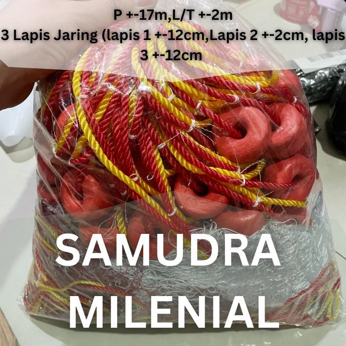 JARING UDANG FISHING NET SIAP PAKAI LENGKAP KOMPLIT SET 3 LAPIS MURAH