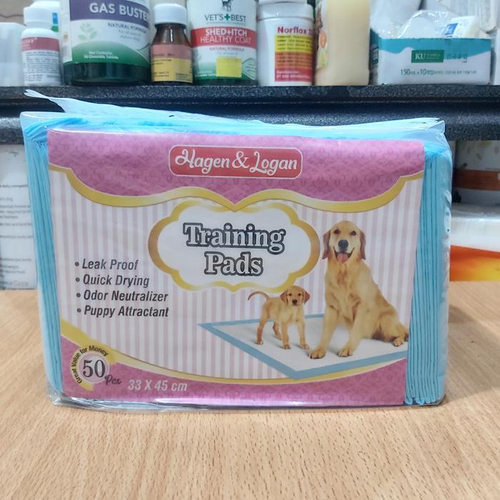 Underpad Training Pads 33 x 45 isi 50 Hagen&Logan No Underpad KANDILA