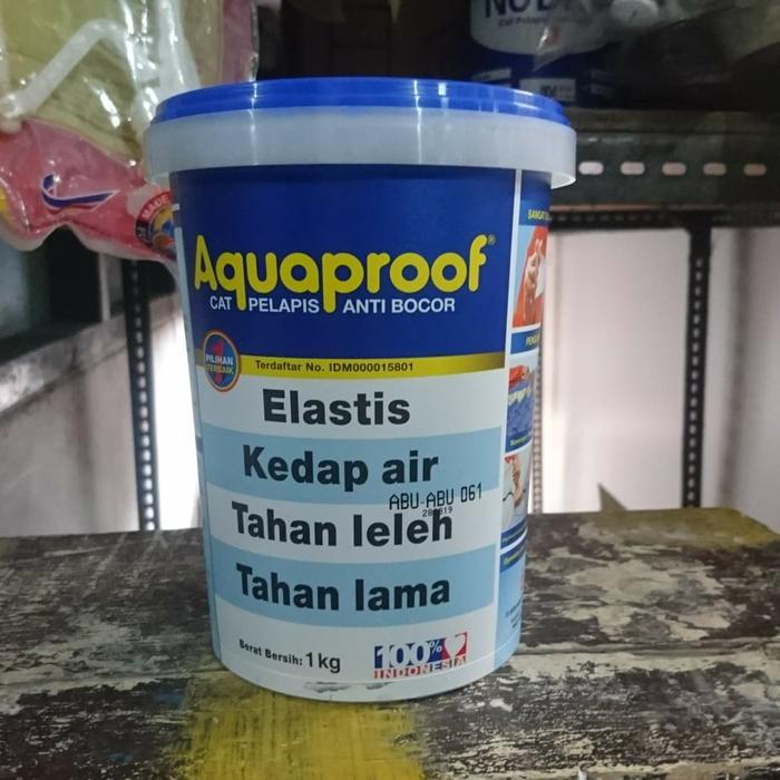 b44i- Aquaproof 061 Abu-Abu Tua, Cat Pelapis Anti Bocor Kemasan 1 Kg