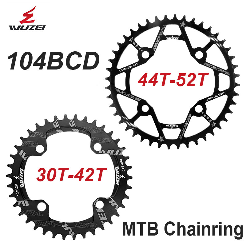 104Bcd Mtb Chainring Narrow Wide 104 Bcd Crown Mountain Sprocket 30 32 34 36 38 40T Star Chainwheel