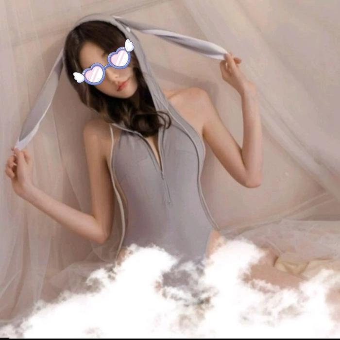 Lingerie Wanita Kostum Jumsuit Kelinci