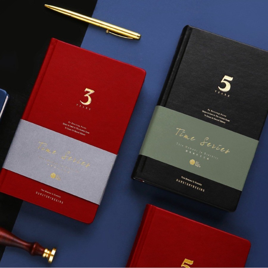 5-Year & 3-Year Diary One-Question-a-Day Journal Freestyle Planner Daily Schedule Notebook Hardcover