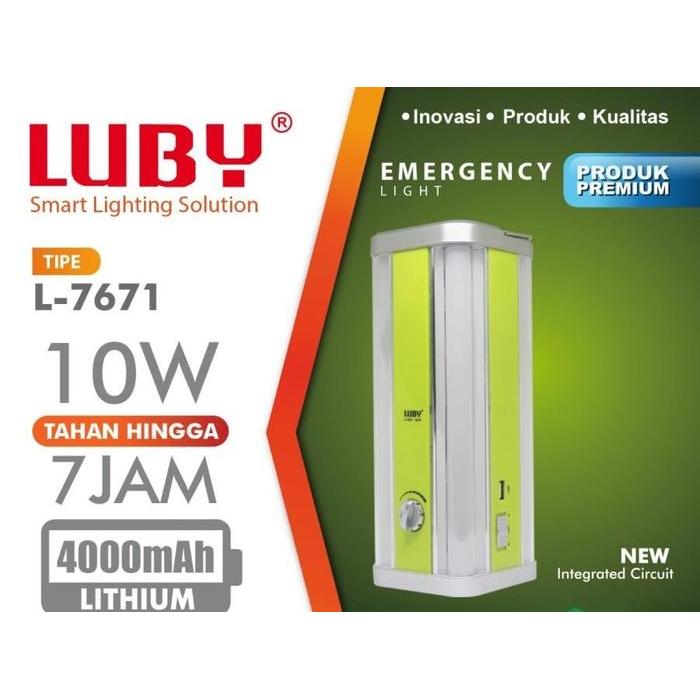 Lampu Emergency Light Darurat Luby L7671 L 7671