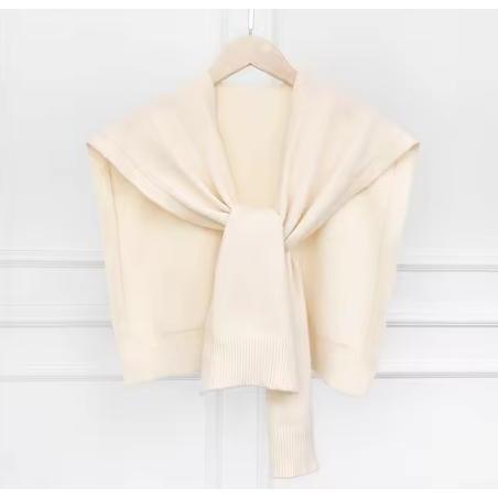 l419- Rumahfashionkorea Aksesories Leher Pria Wanita Syal Pundak Polos Rajut Korean Look
