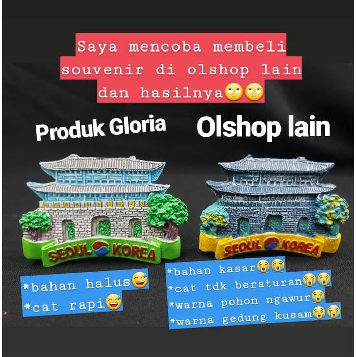 souvenir gamelan indonesia magnet kulkas yogyakarta jakarta