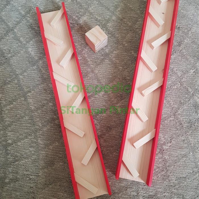 Buyer Now Marble Run Zigzag Wooden Marble Run Kode 584