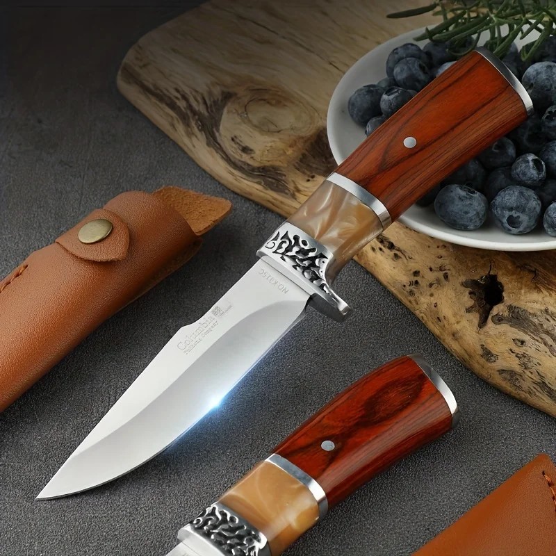 1 outdoor camping knife, kitchen knife home peeling knife fruit knife, outdoor barbecue knife,