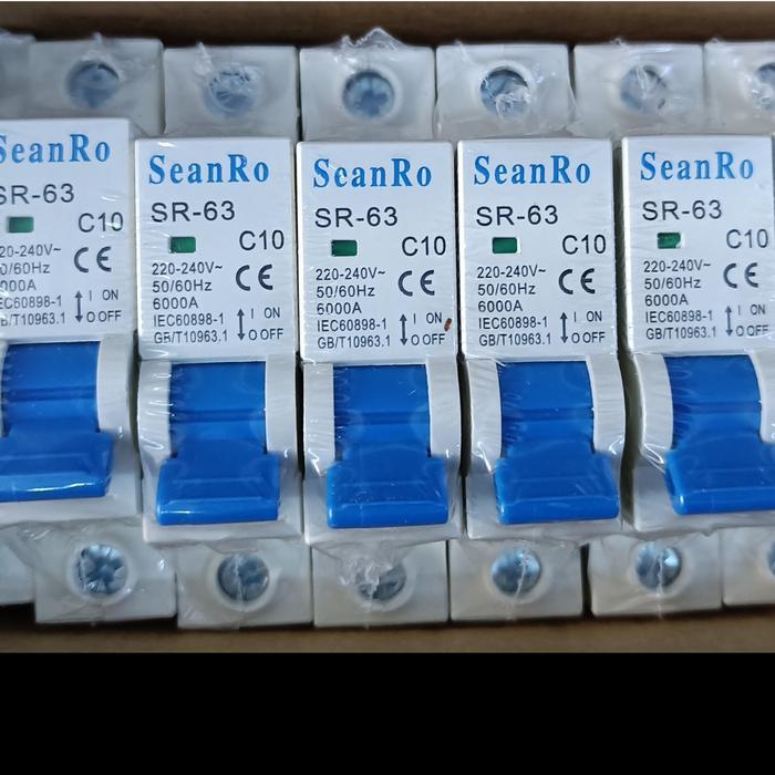 MCB AC 1MCB 1P 2A 4A 6A 10A 16A 20A 25A AMPERE C2 C4 C6 C10 PLN