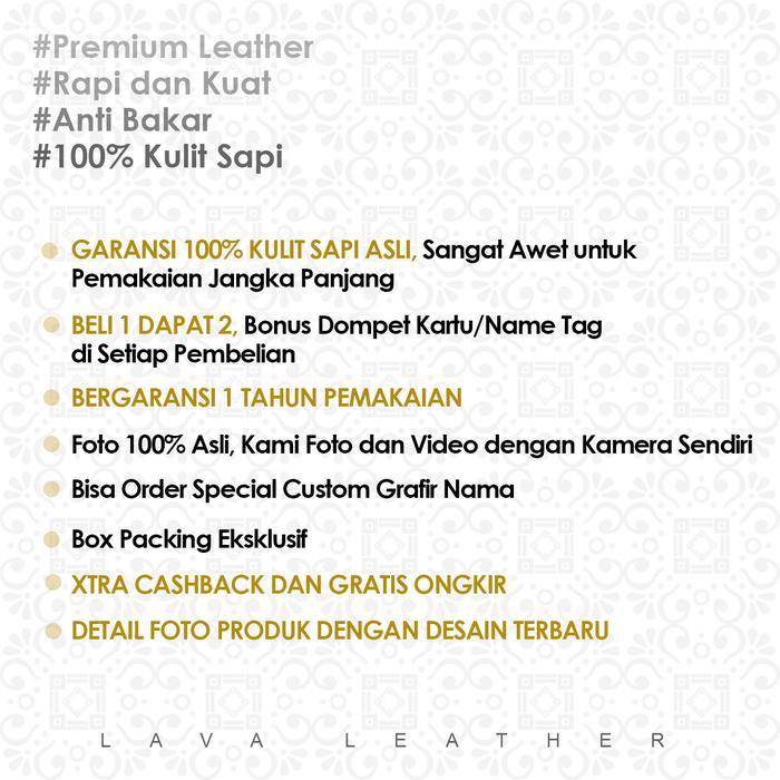 Dompet Pria Kulit Sapi Asli Dompet Lipat Lava Aska Wallet Kulit Sapi Crazy Horse Terbaru 8 Slot