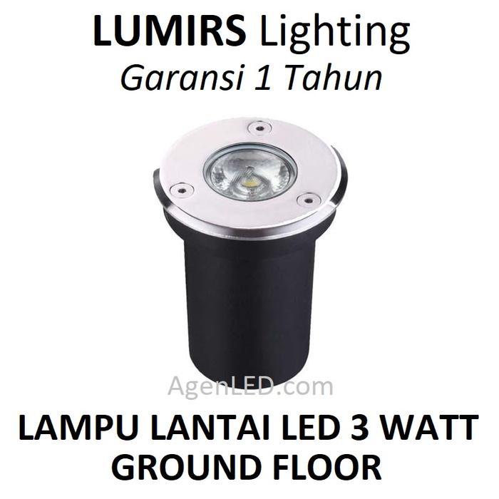 New LUMIRS Lampu Lantai LED 3W Ground 1 Mata 3 w watt COB 5 Taman outdoor