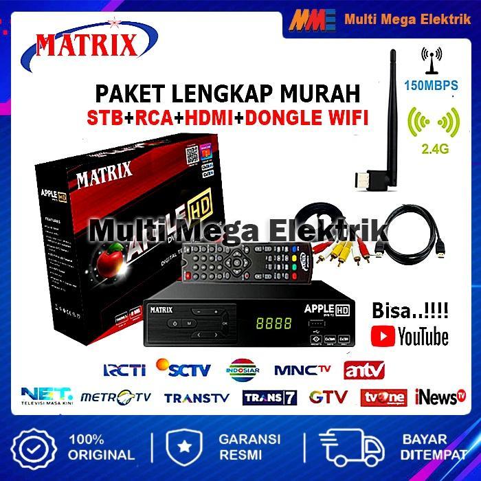 New Set Top Box Tv Digital Matrix DVB T2 Apple HD EWS / set top box dvb t2