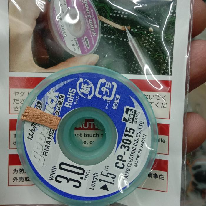 GOOT WICK / SOLDER WICK PEMBERSIH BEKAS SOLDER / PEMBERSIH TIMAH / WEL