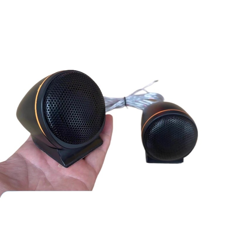 2Pcs 15 Inch Tweeter 4 Ohm 15 Watt Metal Composite Film Mid Tweeter Speaker Speaker Unit Car