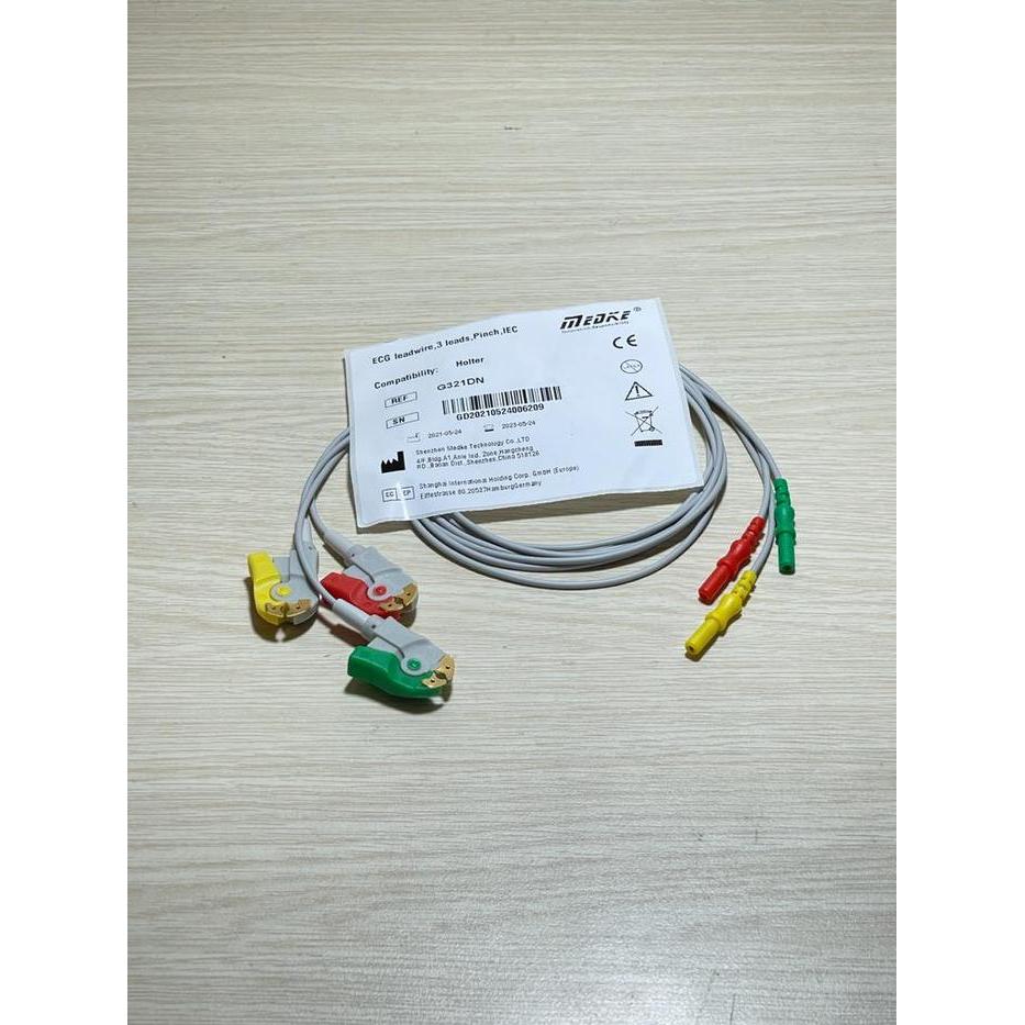 Kabel Ekg Holter 3 Lead Pinch