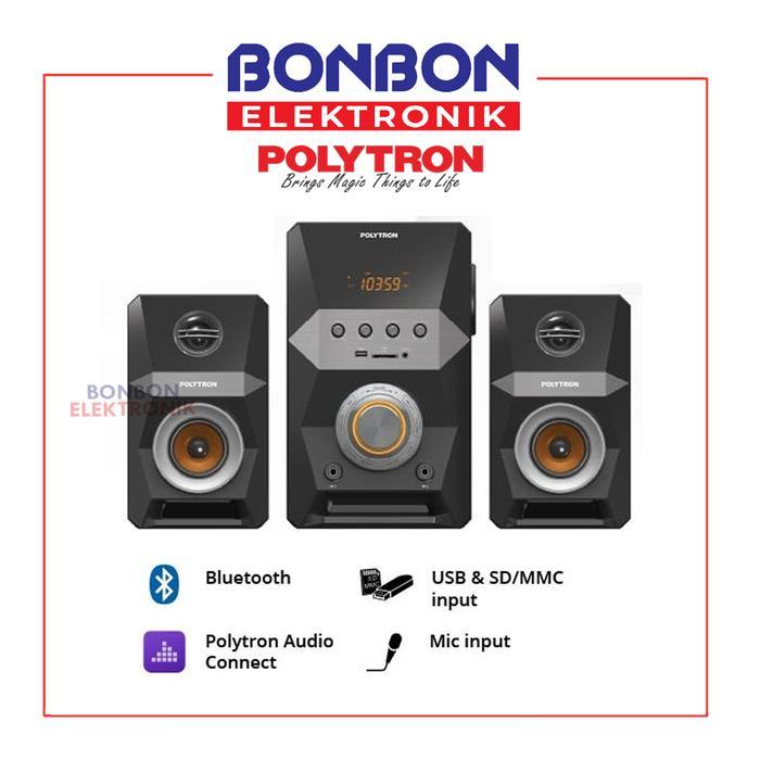 Polytron Multimedia Speaker Pma 9522 Radio Usb