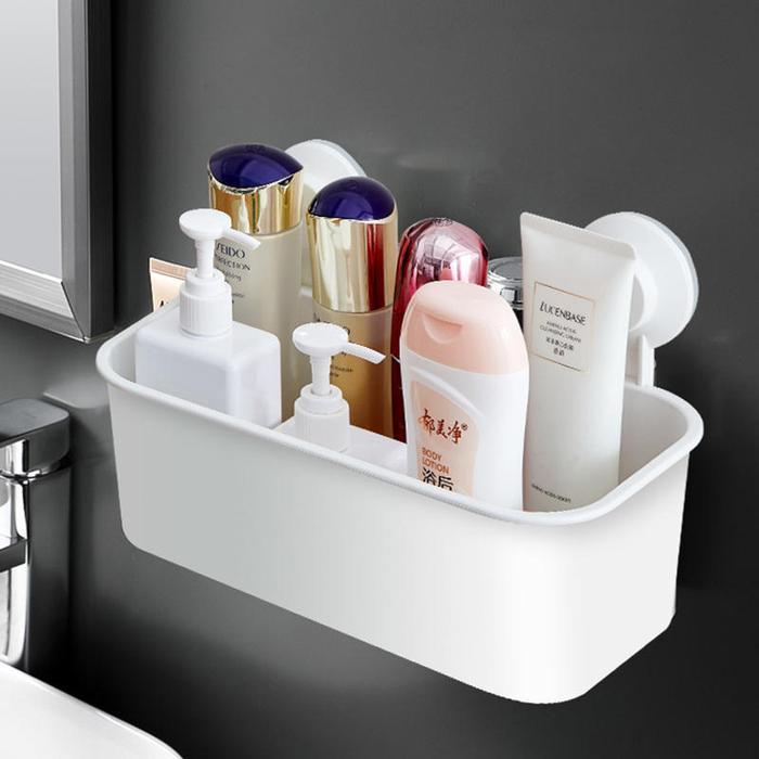 Ikea Home - Rak Kamar Mandi Tempat Sabun Shampoo Suction Cup Toilet Basket