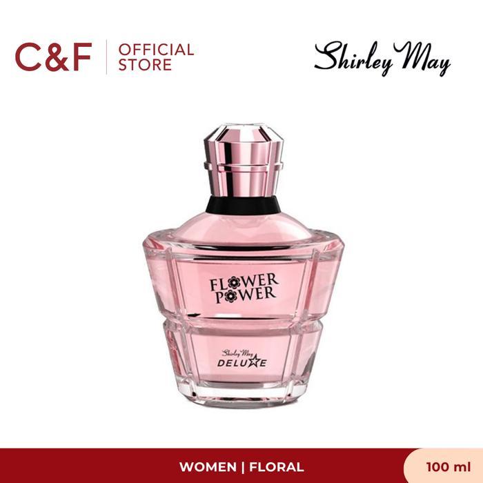 0pf0- Shirley May Deluxe Flower Power Edt 100 Ml - Perfume / Parfum Wanita
