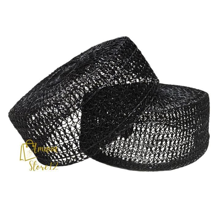 Peci Kopyah Rotan Kalimantan / Peci Rotan / Peci Akar Rotan / Kopyah / Songkok / Free Kardus Packing