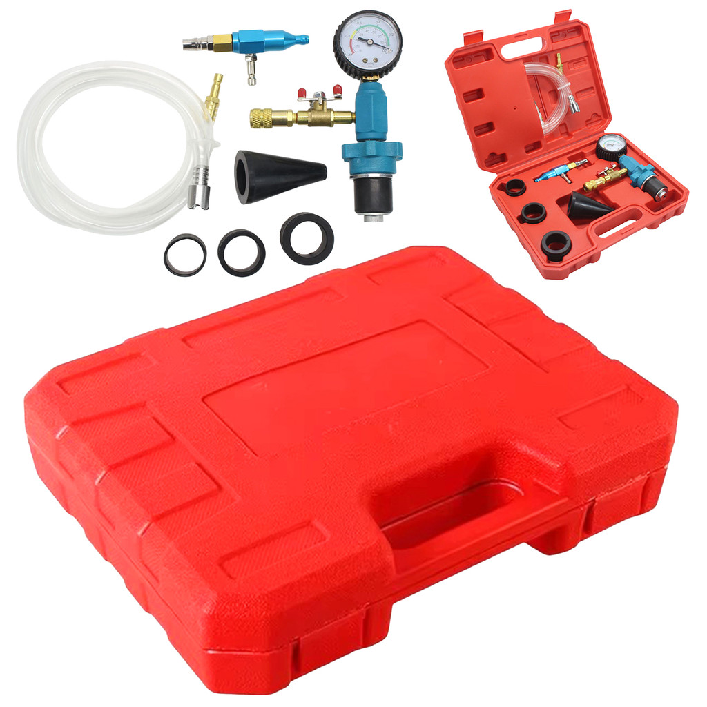 Radiator Cooling System Vacuum Purge Coolant Refill Tool Kit Coolant Refill Kit Auto Car Radiator