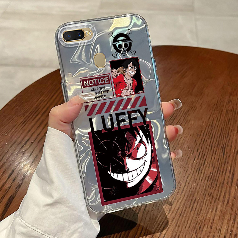 Casing Hp Untuk OPPO A7 OPPO A5s OPPO A12 OPPO A12S A11k Case keren dan keren keren Luffy anime  Las