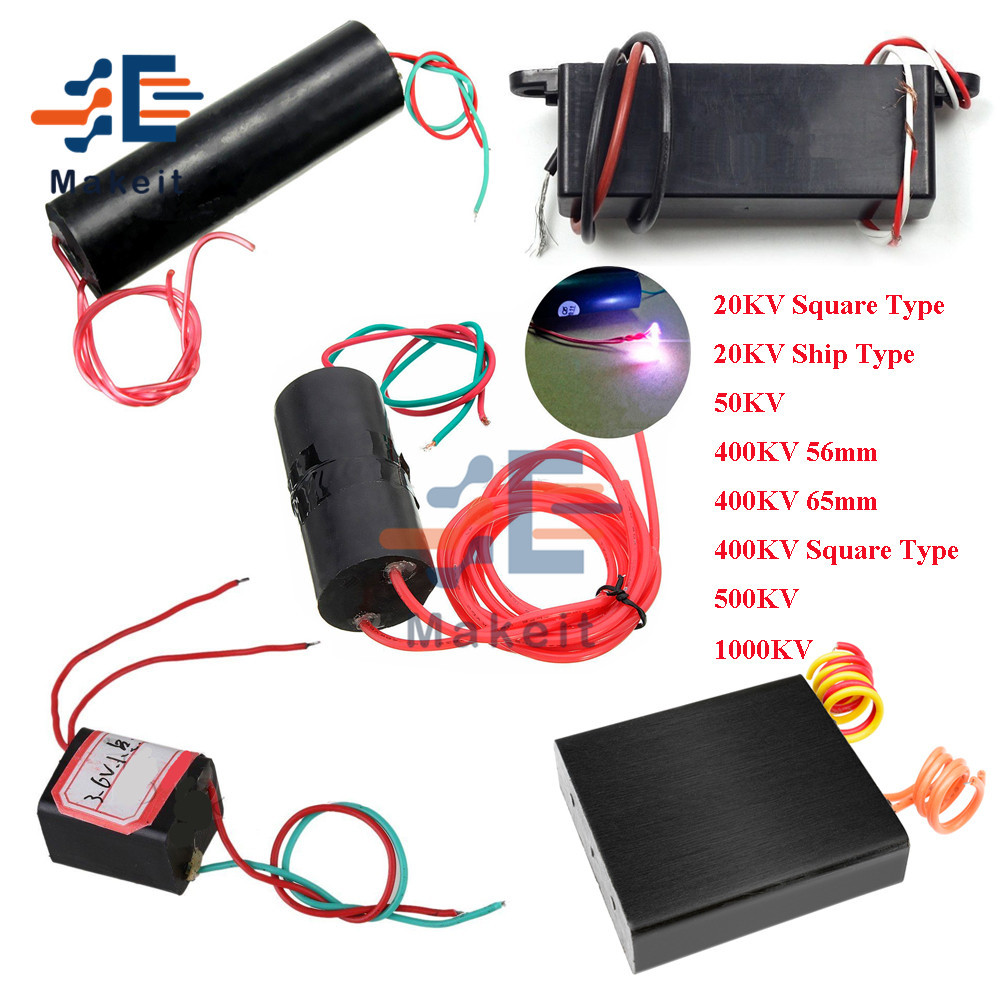 20Kv 50Kv 400Kv 500Kv 1000Kv High Voltage Pulse Arc Generator Super Arc Ignition Coil Module Step Up
