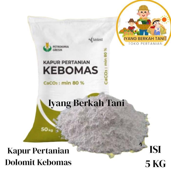Kapur Pertanian dolomit Kebomas kemasan 5 KG