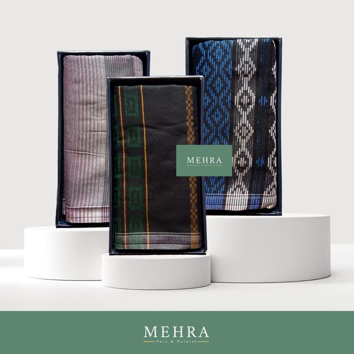 Kain Sarung Songket / Tenun / Busana Muslim Pria Dewasa Motif Premium