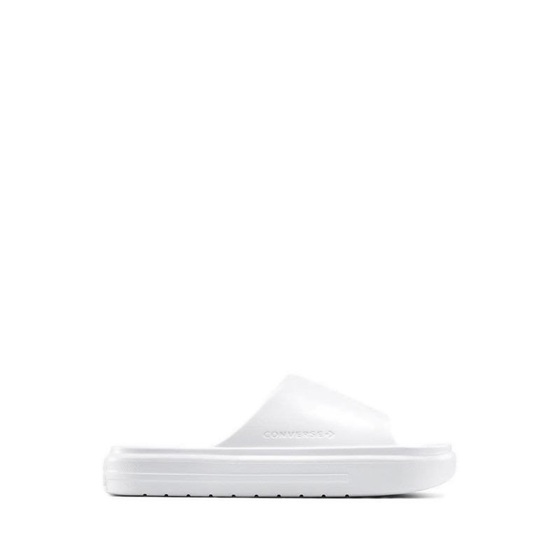 SANDAL UNISEX CONVERSE ESSENTIAL SLIDE WHITE ( CONA12173C ) 100% ORIGINAL RESMI