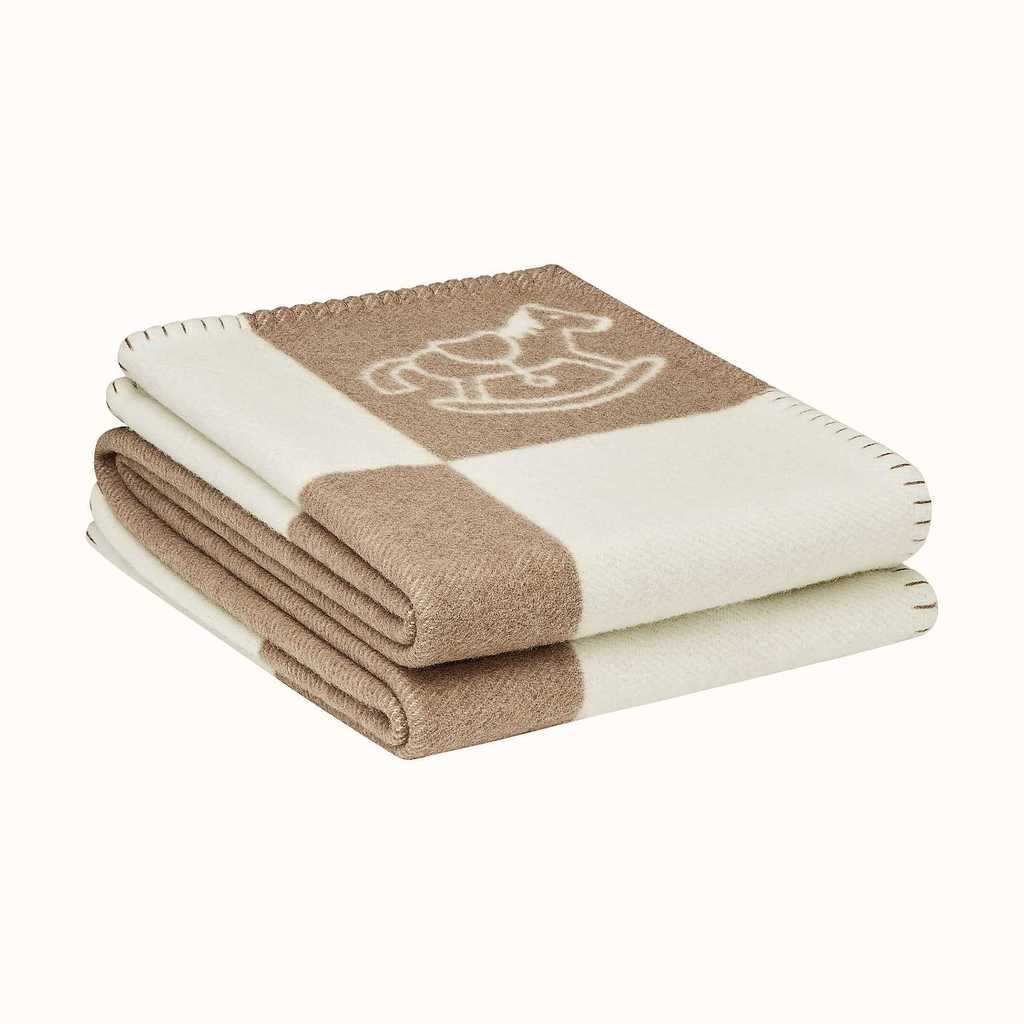 New 2022  Cashmere Children's Blanket Crochet Soft Wool Scarf Shawl Portable Warm Sofa Bed Fleece Kn