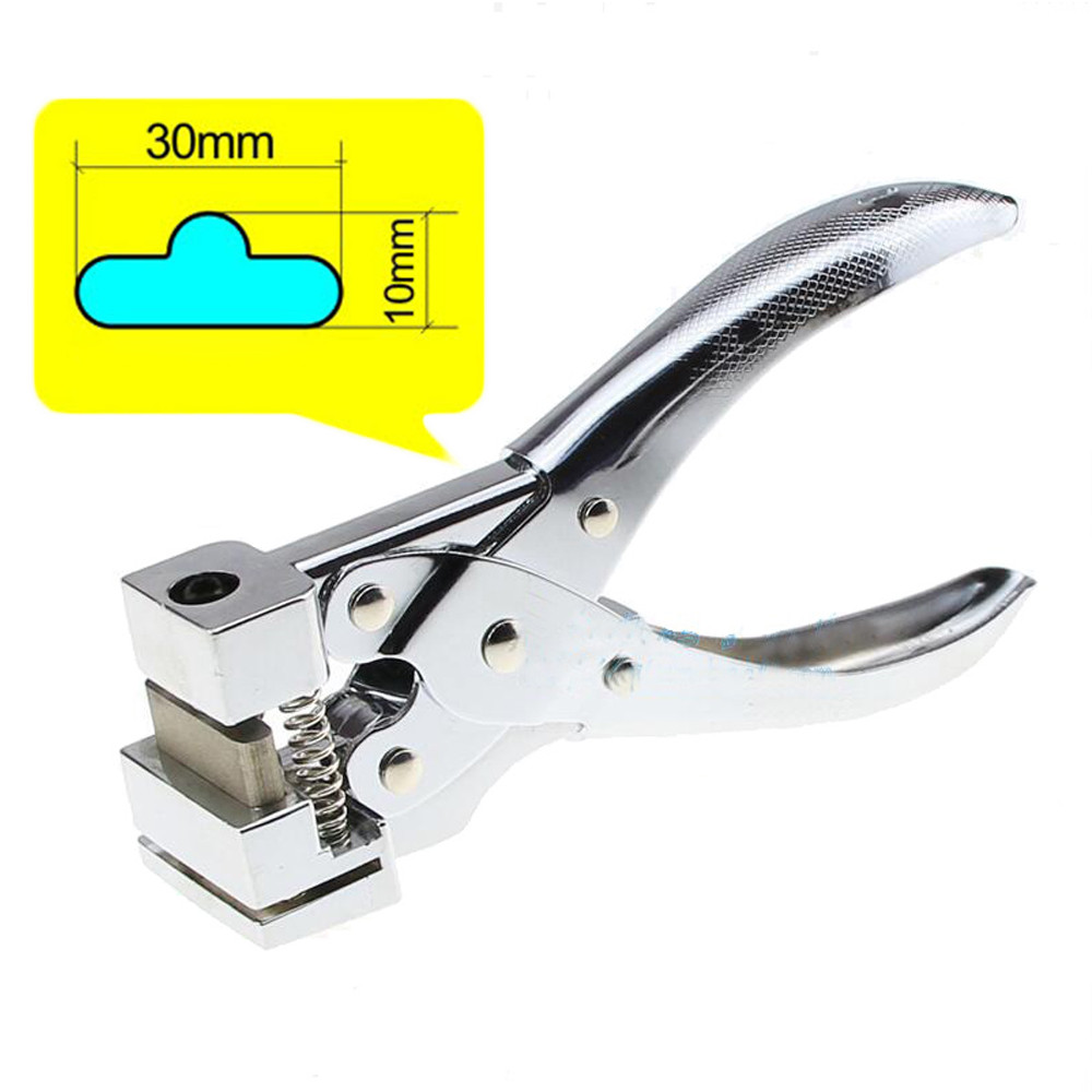 T Shape Hole Punch Butterfly Shape Hanging Holes Punches Manual PVC Card Punch and ID Card Slot Hole