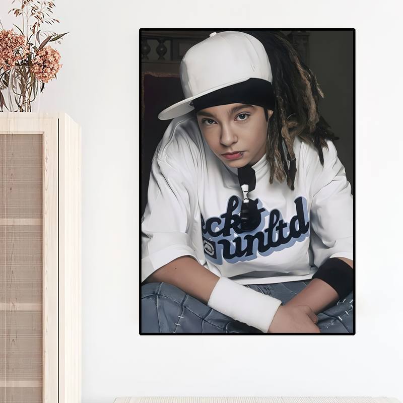Singer Bill Kaulitz Tom Tokio Hotel POSTER Prints Wall Painting Bedroom Living Room Wall Sticker Sma