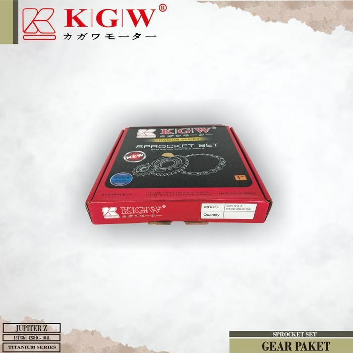Terbaik Kagawa (Kgw) Gear Set Paket Komplit Jupiter Z 36T Terlaris