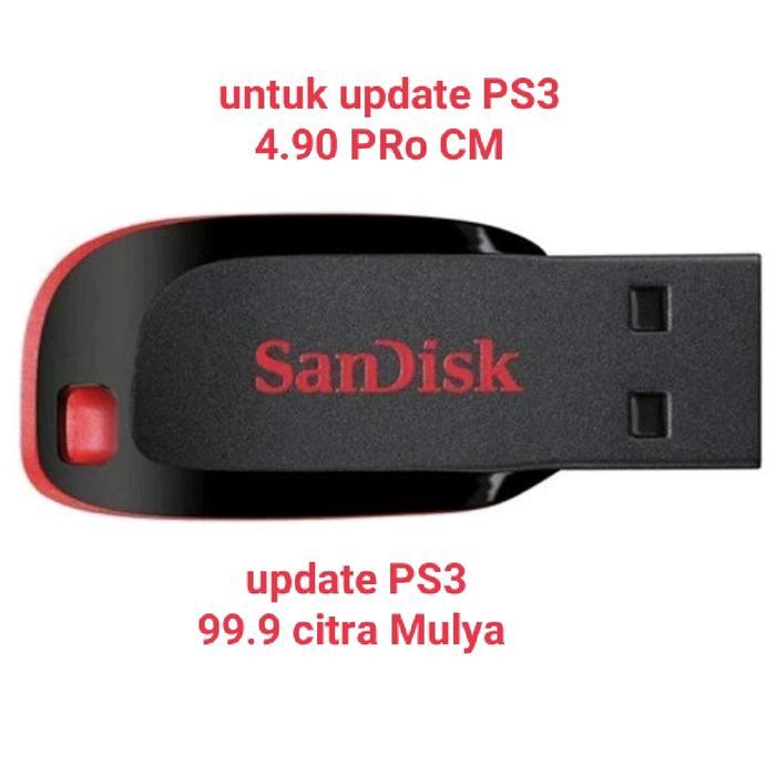 Terlaris Flashdisk Original Update PS3 CFW Pro 4.92 untuk PS3 versi 4.50-4.90 dengan Storage Otg