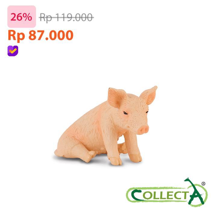 Collecta 88345 - Piglet Sitting - Animal Figure Promo