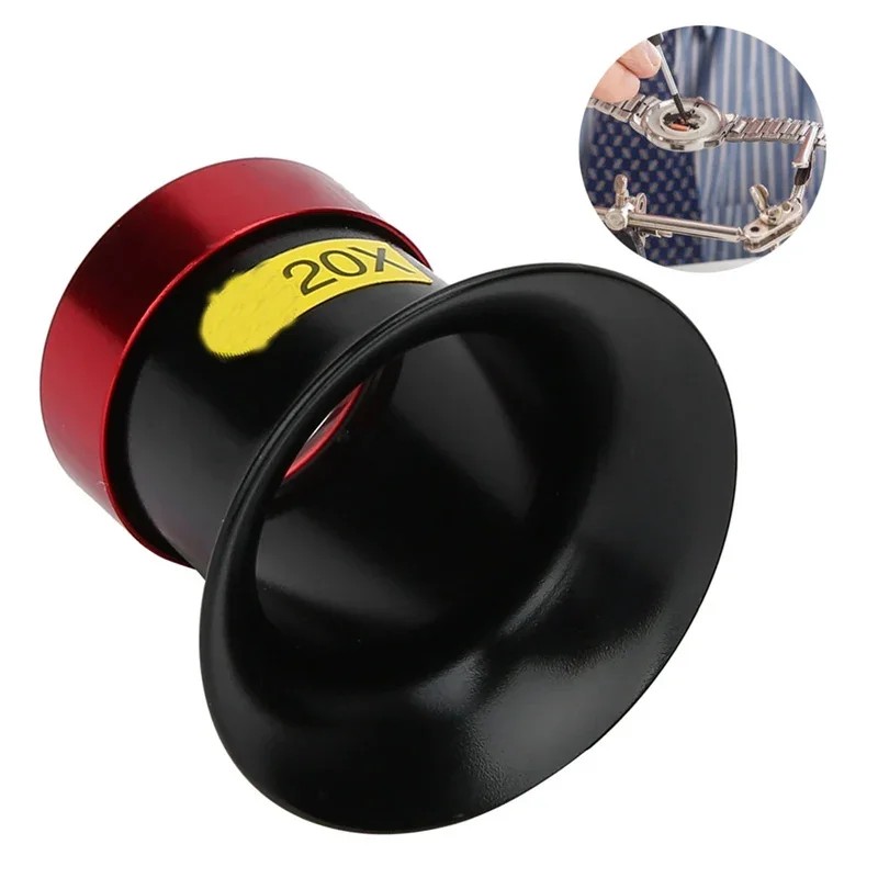 20X Portable Jewelry Loupe Magnifier Glass Monocular Magnifier Watch Lens Loupe Magnifier