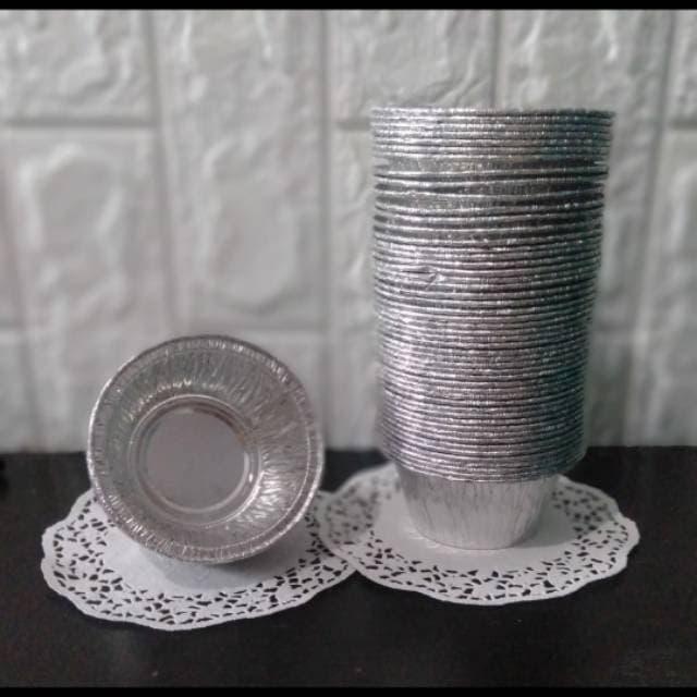 ALUMINIUM MODEL CUP RX-2150 - @100pcs - WADAH ALUMINIUM FOIL BULAT RX 2150