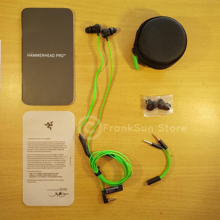 Spesial Earphone Headset Gaming Razer Hammerhead Pro V2 Original Terlaris