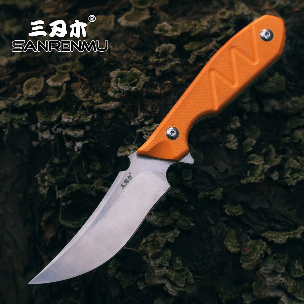 SANRENMU S755/S761 Fixed Blade Knife 8CR13MOV With Sheath Outdoor Camping Survival Tactical Hunting